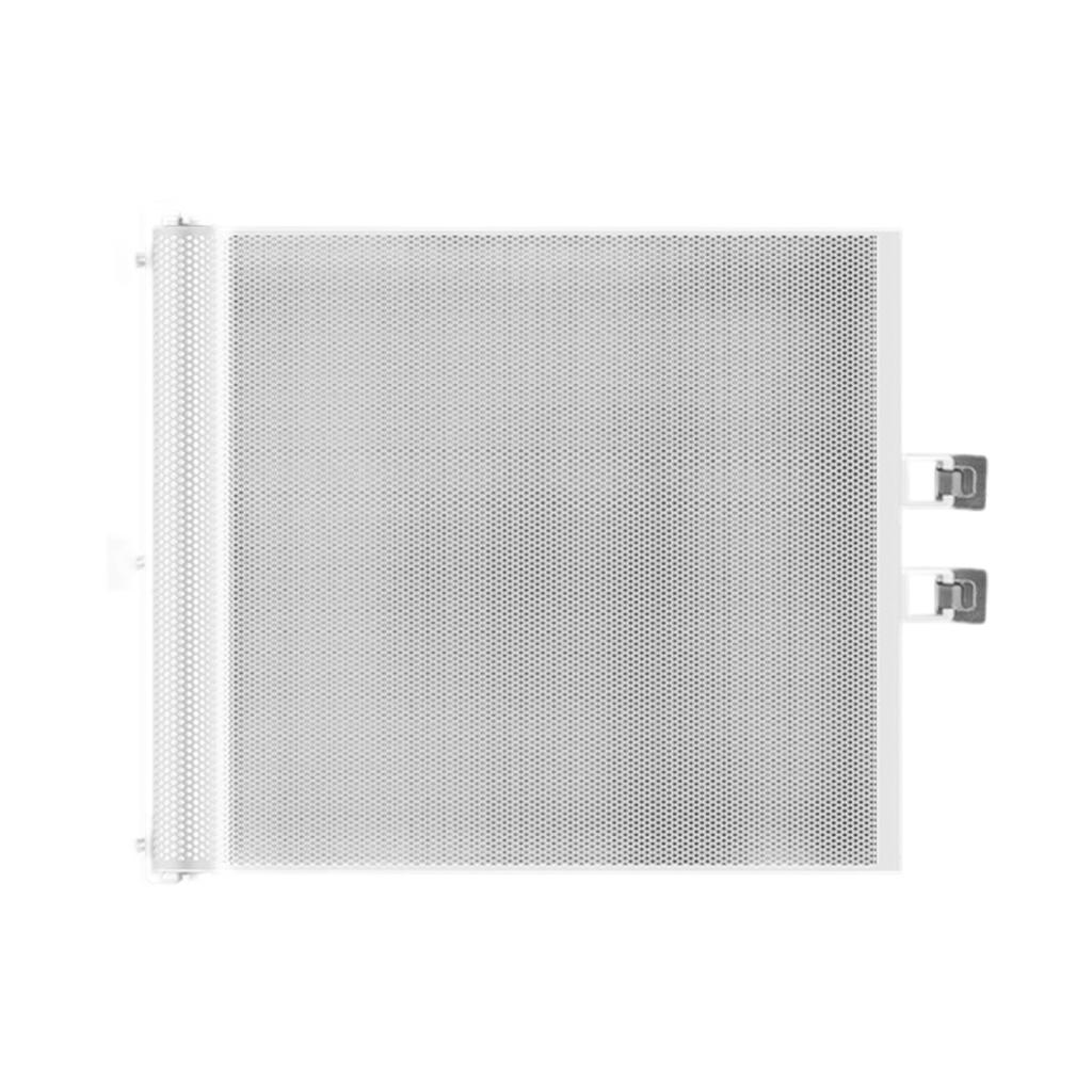 Auto Extending 130cm Pet Gate White Mesh Barrier For Cats Dogs With Metal Frame Easy No Tools Installation Space Saving Home Safety Solution