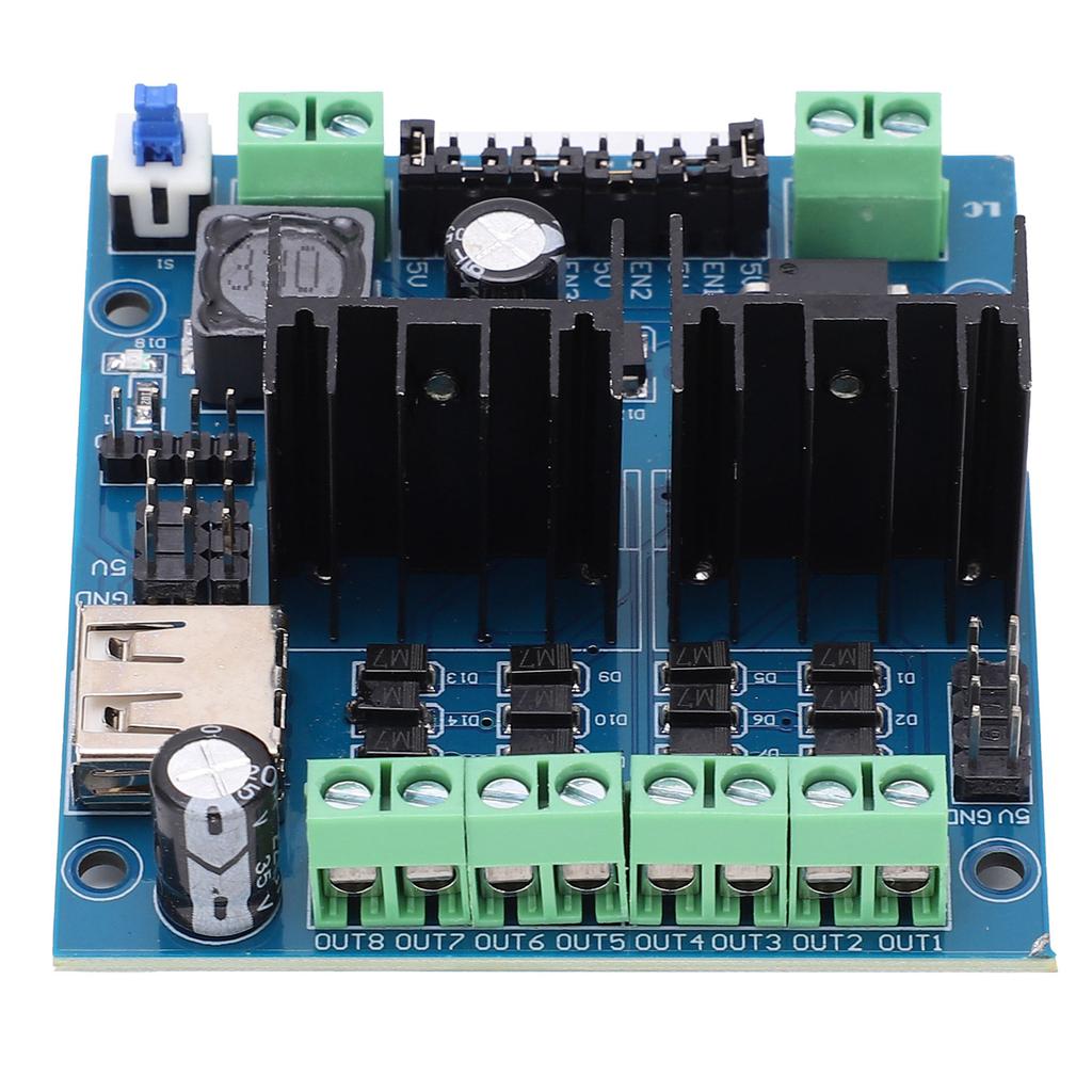 L298N Driver Module 4‑Channel Smart Auto Motor Driving Board Electronic Component