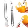 Long Handle Stainless Steel Orange Peeler Lemon Peeler Easy To Peel Tool Fruit Zesters Kitchen Accessories Kitchen Gadgets