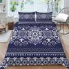 Богемный комплект постельного белья с богемным узором, пододеяльник, наволочка, 2/3 шт., ткань из микрофибры, полный размер, украшение для дома