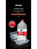 1000/1500ml Rectangular Disposable Food Container with Domed Lid - Thickened Transparent Takeout Box
