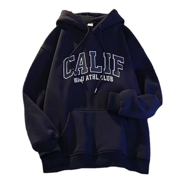 Men's Oversized Velvet Sweatshirt - Winter 2022 Korean Style