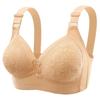 Lace Embroidery Gather To Prevent Sagging Bra Collect and Collect Breast Milk Non Magnetic and Non Steel Ring Women's Large Size Underwear
