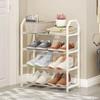 4 Tiers Shoe Rack Practical Shoe Cabinet Home Dorm Room Balcony Assembly Storage Shelf Hanger Shoecase Home Dorm Room Balcony
