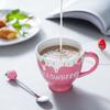 Creative Lovely Strawberry Mug Ceramic Water Cup Coffee Cup Milk Cup Mug Afternoon Tea Large Capacity Water Cup