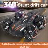 New 2.4g Rc Racing Car Portable Double-sided Stunt Drift Car Charging High Speed SUV Four-wheel Drive Off-road Vehicle Electric Kids Toy Gift