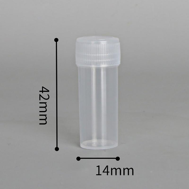 20Pcs 5Ml Plastic Bottle Vials Medicine Pill Liquid Powder  Storage Container