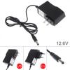 110cm 12.6V Power Adapter Charger with EU Plug and US Plug for Lithium Electric Drill / Screwdriver