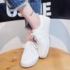 Women's Flat Shoes 2025 Summer White Shoes Female Wild Breathable Casual Sneakers Shoes Students Hollow Vulcanized Shoes