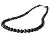 Black Tourmaline Necklace with Magnetism 8mm Ball Elegant (large - 60cm) (unisex) Black! (TBK-1-N-L-LB-60)