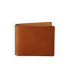 La Bell Label Bifold Wallet Coin Genuine Leather Card Holder Bill Holder Thin In Buttero Italian Leather [bell Bell] Men's (Camel/No Purse) (Made