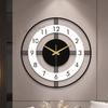 Designer Metal Wall Clock for Living Room | Latest Antique Stylish Fancy Decorative Big Size Wall Watch for Bedroom, Office, Kitchen, Dinin
