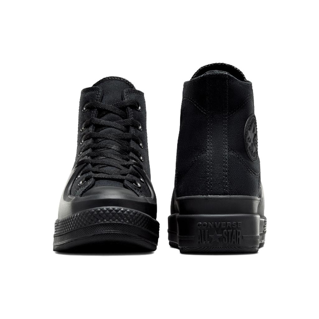 Converse Chuck Taylor All Star Construct High Mono Canvas - Triple Black Unisex Sneakers A06888C