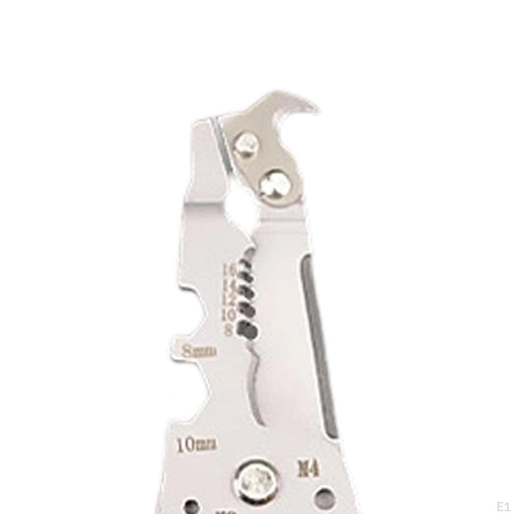 Foldable Wire Stripper Cable Cutting Tool Pliers Crimping for Clamping