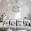 New Christmas Pillowcase Christmas Deer Print Sublim Living Room Home Sofa Cushion Pillow