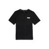 Logo Print Casual Cotton Crew Neck T-Shirt Men Tops Black 671260-01