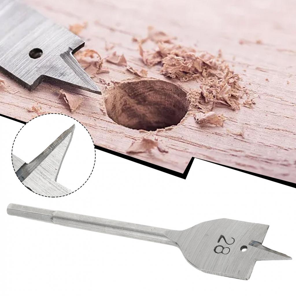 Spade Drill Bit Paddle Wood Boring Flat Woodworking Wood Drilling HCS 20-38mm