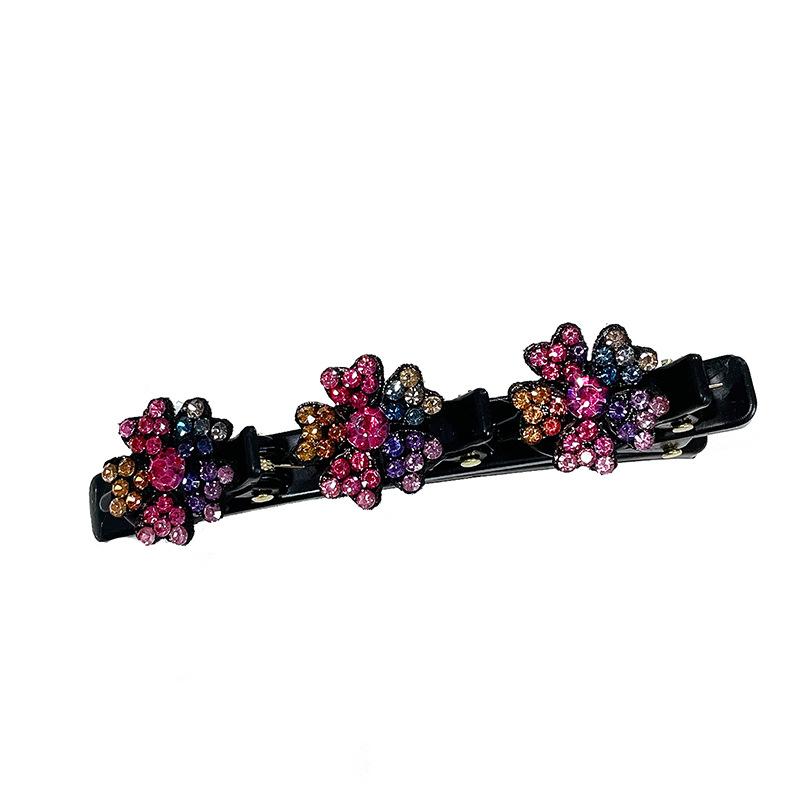 Double Layer Hair Braiding Hairpin Broken Hair Clip Women Girl Bangs Hairpin Korean Fixed Hair Clip Lazy Hair Style Accessories