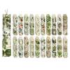40 шт. DIY виниловые наклейки легко наклеиваются, отличные самоклеящиеся винтажные ботанические дневниковые заметки, канцелярские наклейки, материал для наклейки
