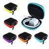 Mini Zipper Headphones Box In-ear Earphone Cases EVA Square Earbuds Headset Carry Pouch Bags