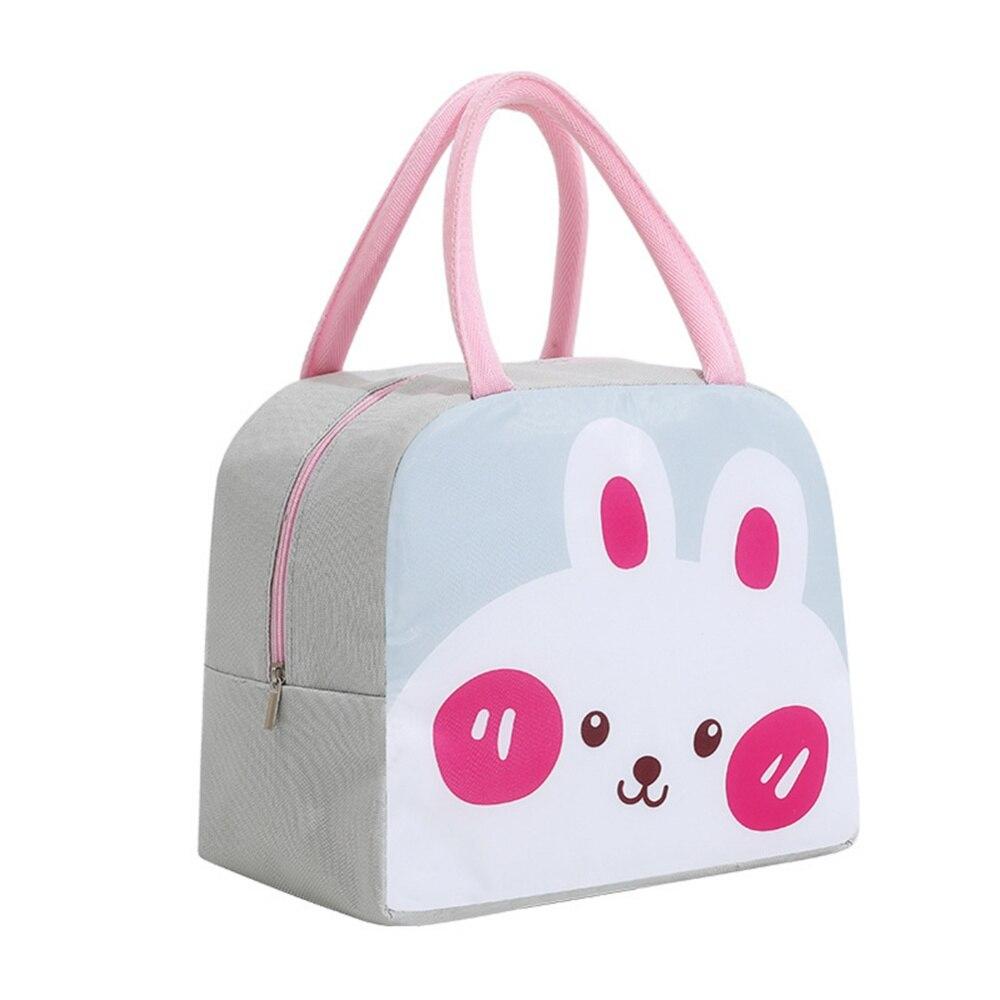 Lunch Box Portable Insulated Lunch Bag Cute Animal Pattern Thermal Food Picnic Aluminum Foil Lunch Bags For Women Kids