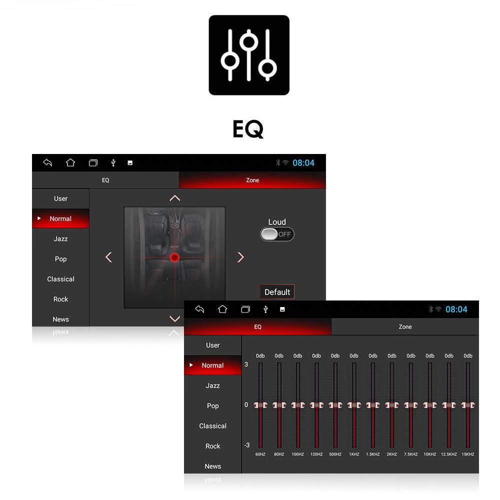 Car Radio Hizpo 2din 7''Android AutoRadio GPS for Ford Mondeo S-max Focus C-MAX Galaxy Fiesta Transit Fusion Connect Kuga Multimedia Navi Carplay Auto