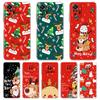 Clear Case For Xiaomi Redmi Note 11 Pro 10 9 9S 8 8T 7 9A 9C 9T 10 10C K40 Transparent Soft Phone Cover Snow Merry Christmas