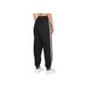 Adidas Originals Trefoil SS22 Solid Embroidered Logo Drawstring Straight Sweatpants Women Bottoms Black HM2143