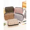 Fashion Portable Cosmetic Bag Leopard Women Makeup Bags Tote Travel Organizer Toiletry Wash Bag Female Beauty Pouch Purse