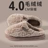 Cotton Shoe Bag Heel Winter 2025 New Thick-soled Indoor Home Thermal Non-slip Plush Cotton Shoes