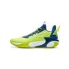 Li Ning Kids Wind Shadow 2.0 Basketball Shoes Simple Fashion Versatile Classic Kids Basketball Shoes Acid-Lime Prussian-Blue YKBU072-27