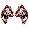 Accessories Truck Car Body Decoration Motorcycle Decal Wolf Head Car Sticker 3D Realistic Sticker