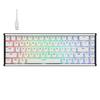 MechLands AJAZZ ALUX68 HE Aluminum Rapid Trigger Gaming Keyboard with Magnetic Wired Hall Effect 8K Polling and RGB Backlighting ALUX68 Switches,