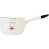 Fuji Enamel Limited Edition Miffy Nine Chest 12cm Milk White Direct Heat and Induction Compatible Pan, Enamel,