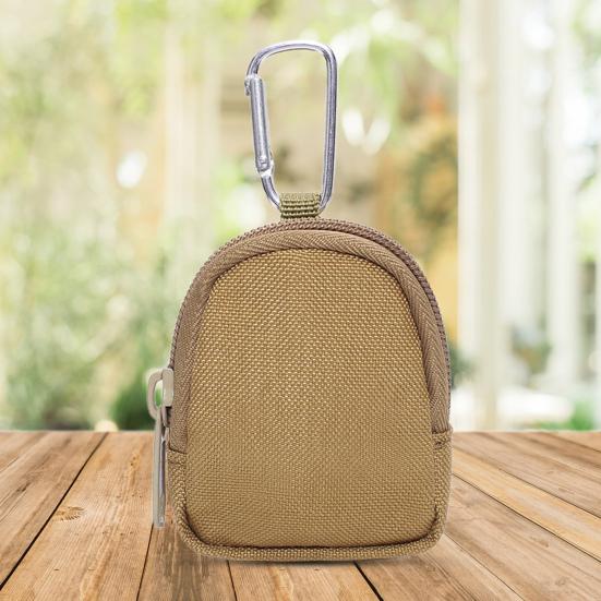 Small Key Storage Lightweight Holder Bag with Carabiner CLE