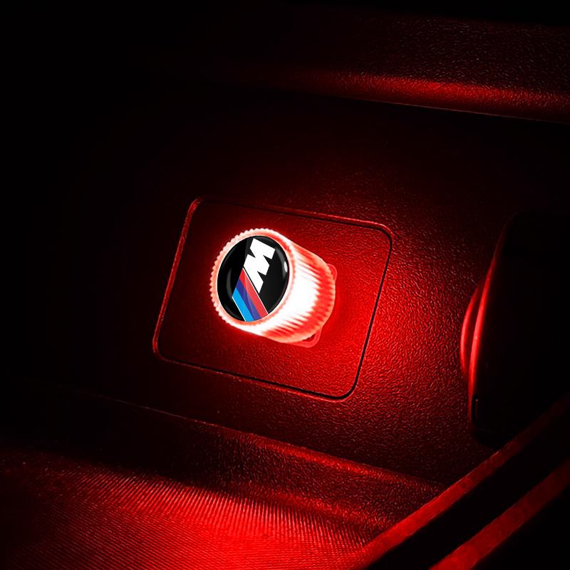 USB Car LED Light Auto Interior Atmosphere Light Car Emblem for Bmw M M3 M4 M5 M6 F20 F30 G20 F31 F11 X3 F25 X4 I3 1 3 5 Series