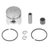 40mm Piston Pin Ring Kit Steel Alloy Stable Performance for 2 Stroke 49cc 50cc Moped Scooter Dirt