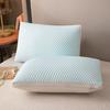 Summer Cool Pillow Washable 3D Texture Pillow with Mesh Border Breathable Cooling Pillow for Deep Sleep Home Bedroom Dormitory
