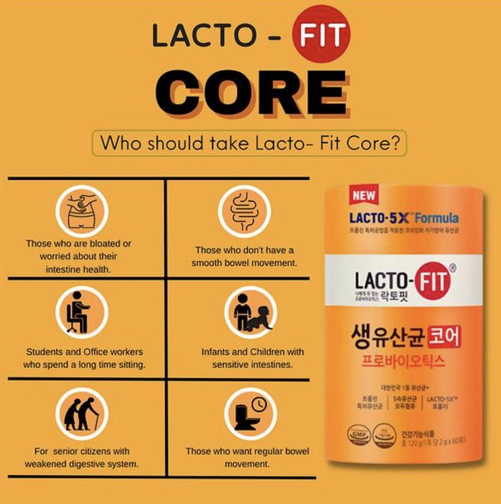 Lacto-Fit Care Probiotics – Advanced Digestive & Gut Health Support (60P, 120g) (OPTIONAL)