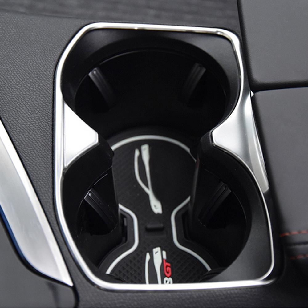 Car Water Cup Holder Molding Kit Cover Cap Trim 1 Pcs For Peugeot 4008 5008 3008 GT 2017 2018