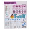 Kitchen Conversion Chart Magnetic Weight Liquid Temperature Guide Cooking Accessory1Pc