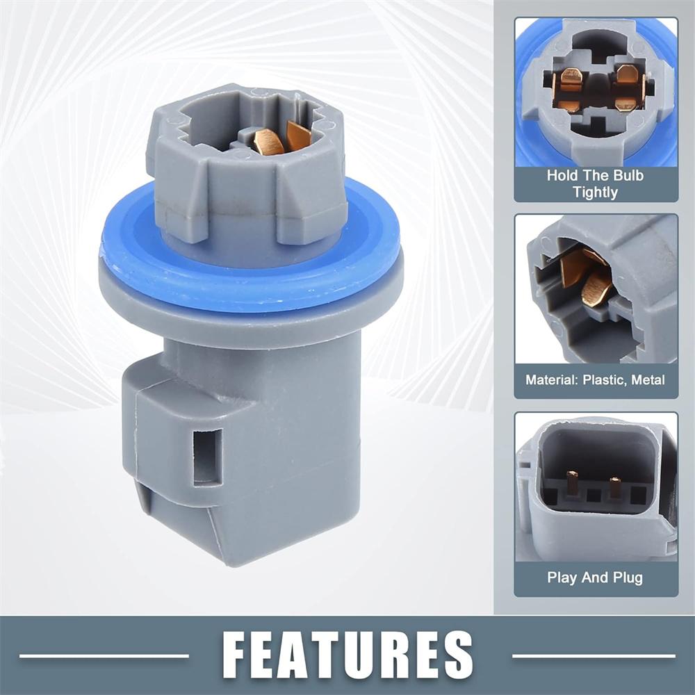 New Light Socket License Plate Taillight Brake Marker Socket For Ford 194 921 E-150