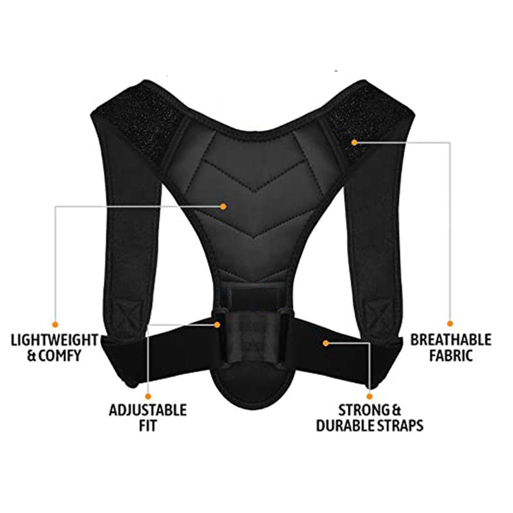 Posture Corrector for Men Women Back Brace Adjustable Straps Shoulder Support Trainer
