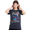 Womens/Ladies Merry Stitchmas Santa Hat T-Shirt
