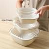 Durable Double-Layer Draining Basket Plastic Kitchen Strainer for Efficiently Rinsing Vegetables, Fruits & Snacks,Kitchen Drain Strainer