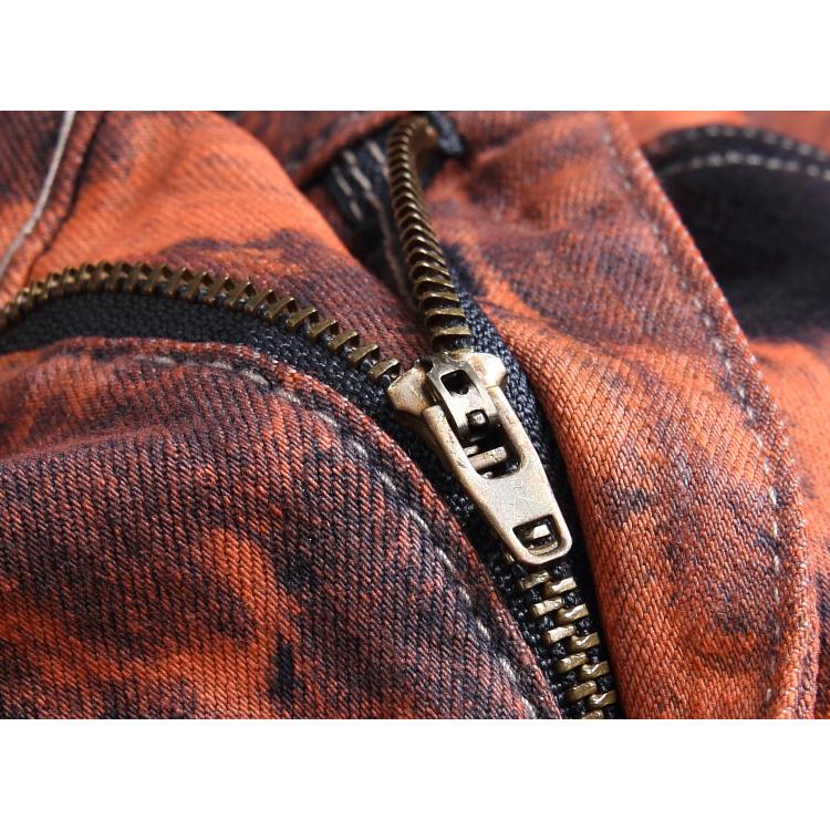 2024 Personalized Wash Water Elastic Jeans For Men, Straight Tube Slim Fit Retro Jeans