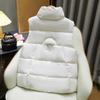 Down Cotton Vest Women Autumn Winter Stand Collar All-Match Warm Sleeveless Waistcoat Jacket Ladies Female Tops