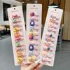 Children Hairpin Fruit Hair Clips Baby Side Bangs Clip for Kawaii Girls Headdress Hair Accessories Baby Bows 10 PCS 2021 New