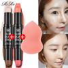1+1+Waterpuff/Lir Dual Stick/Contouring Makeup, 1 Piece