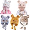 Cute Autumn Winter Hat Soft Ear Protection Bonnet Kids Warm Hat Baby Children Plush Hat Boy Girl